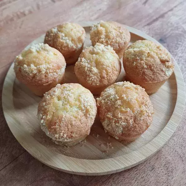 Muffins pommes amande