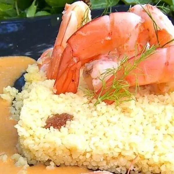 couscous crevettes et sa bisque Recette iCook'in Guy Demarle