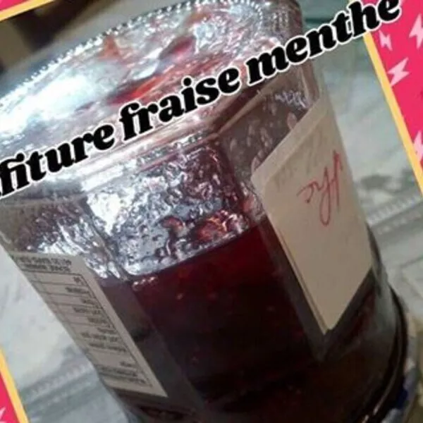 Confiture de fraise à la menthe fraîche ( un pot) Recette iCook'in