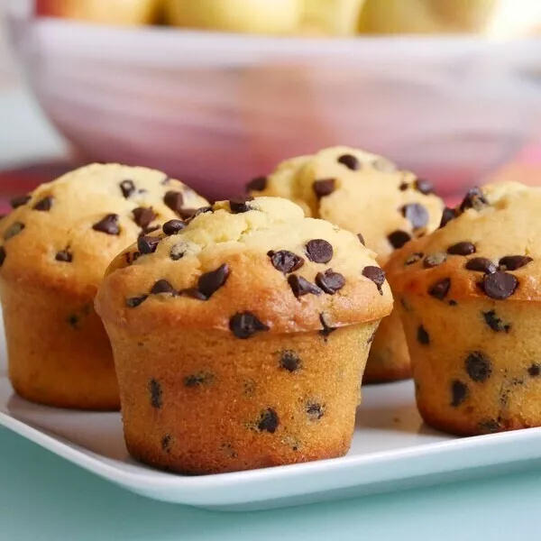 Vrais muffins pépites chocolat - Recette Cake Factory