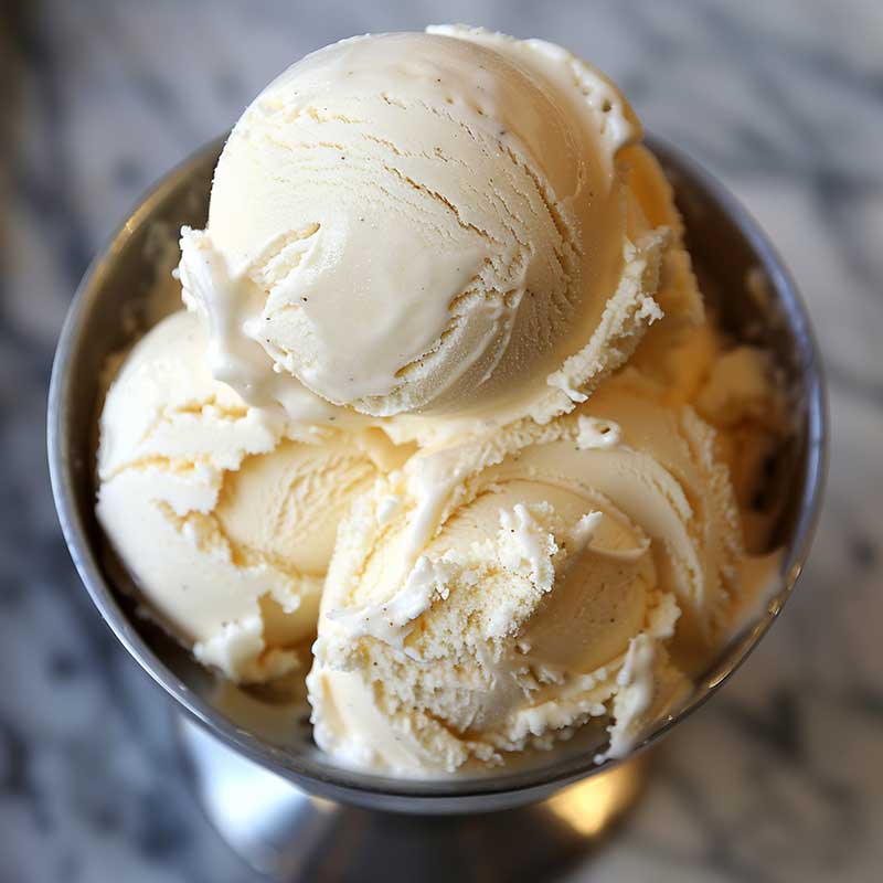 Crme glace vanille