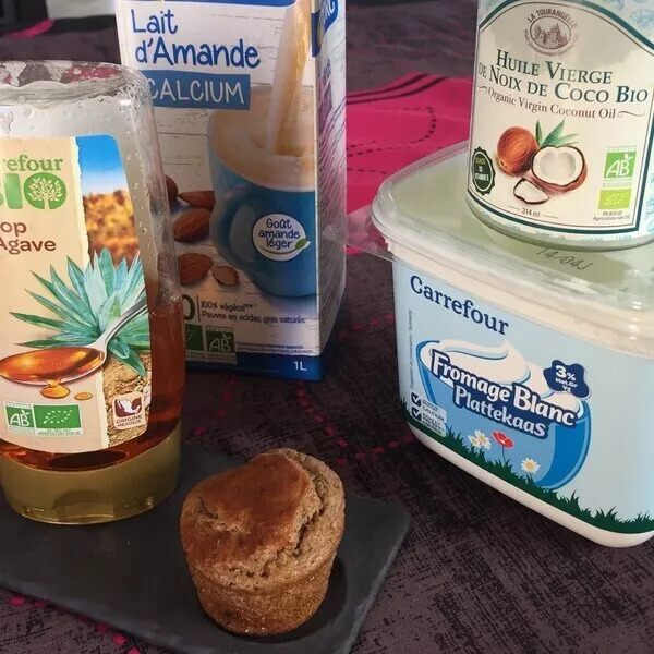 Muffins choco banane au yaourt ( Healthy)