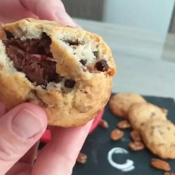 Cookies cœur chocolat