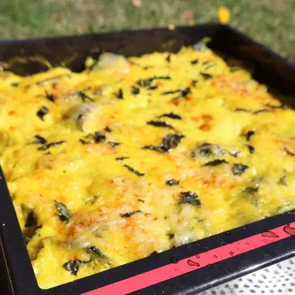 Gratin Courgettes au Curry