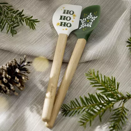 LOT DE 2 MINI SPATULES CHRISTMAS