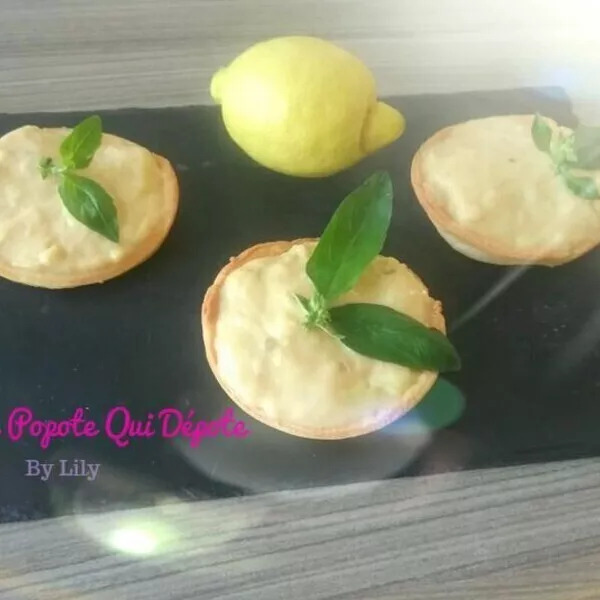 Tartelettes Citron-Basilic