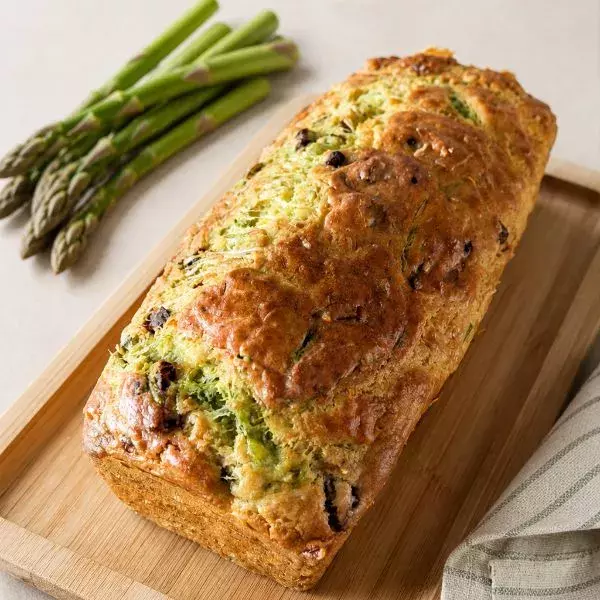 Cakes asperges et lardons