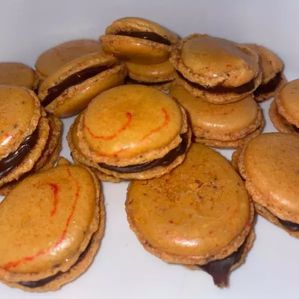 Macarons ganache chocolat
