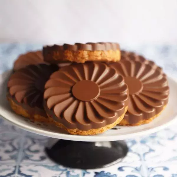 Sablé breton/coque en chocolat