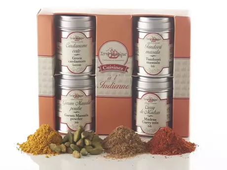Coffret 4 épices "Cuisinez à l'indienne" 75 g