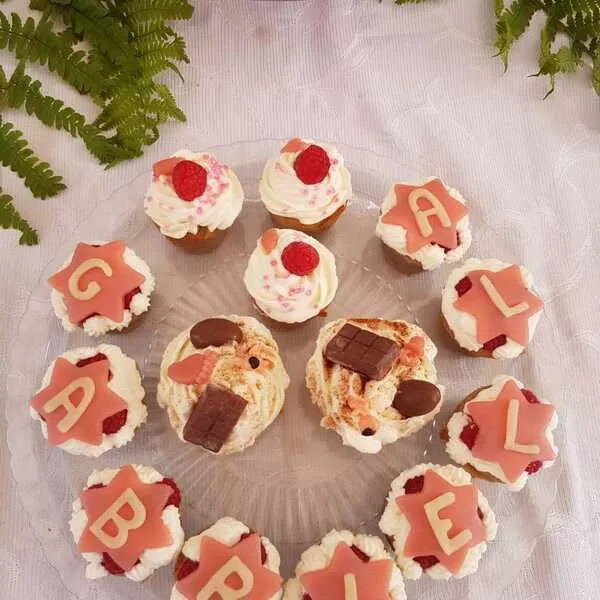 20 petits muffins ♡ framboise 
