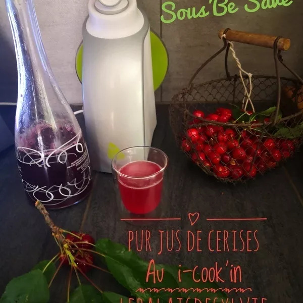 Pur Sirop de Cerise à l'i-cook'in