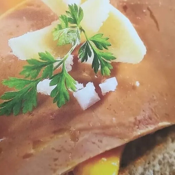 Tartines de foie gras à la mangue et au gingembre avec la toile Silpain SN 4030 