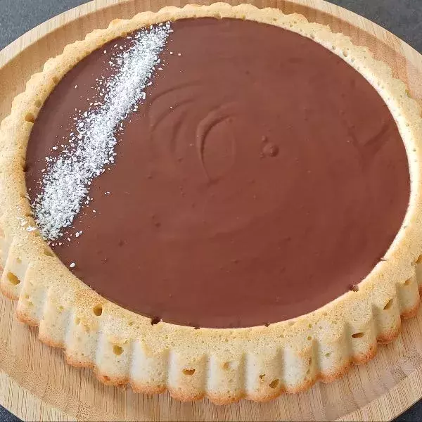 Moelleux aux amandes et Ganache chocolat 