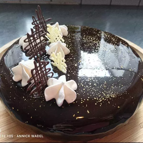 Entremet choco/vanille/Baileys