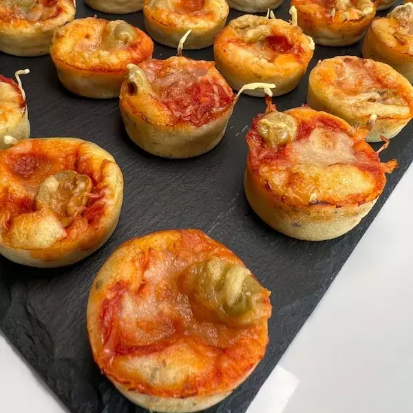 Mini muffins pizza