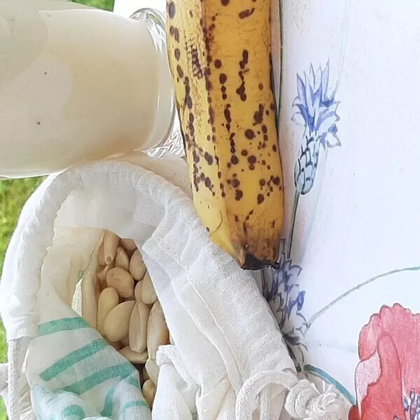 Smoothie banane au lait d'amande 