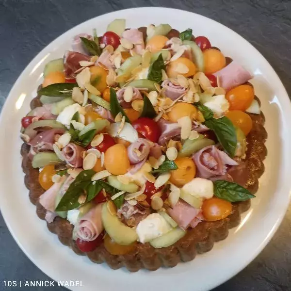 Tarte renversée salée