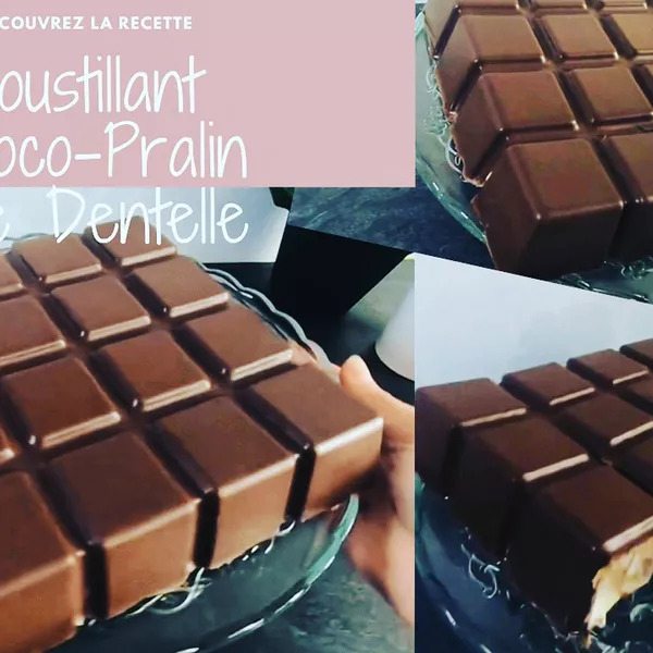 Recette Croustillant Chocolat Praliné Moule tablette 