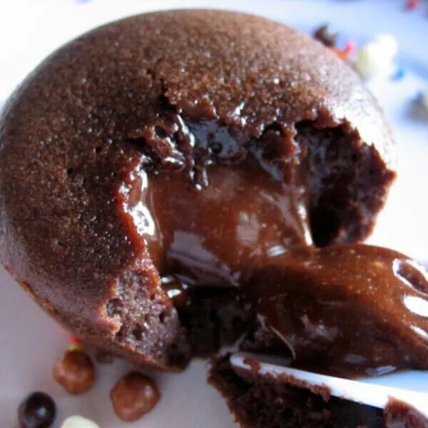 Muffins chocolat coeur fondant (sans I-Cook'in)