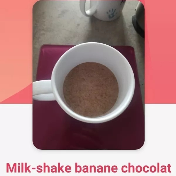 Milk-shake banane chocolat