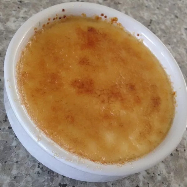 Crème brûlée à la vanille