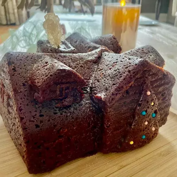 Chalet en pain d'épices