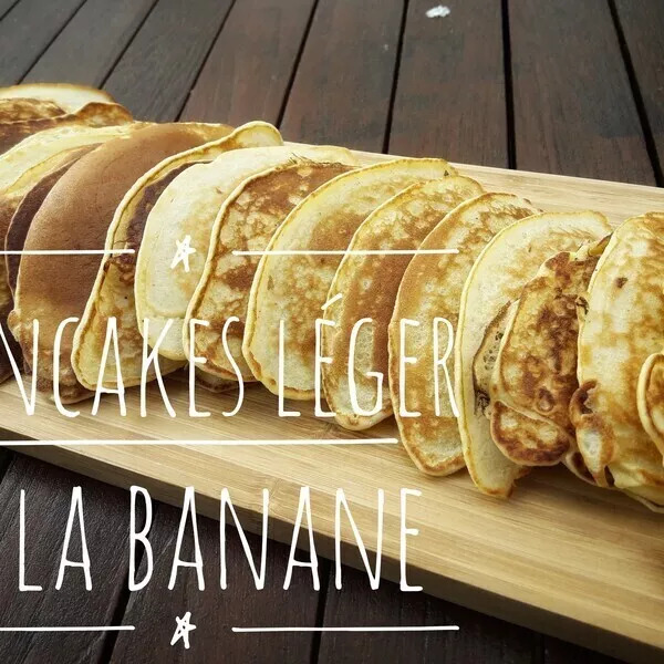 Pancakes léger à la banane