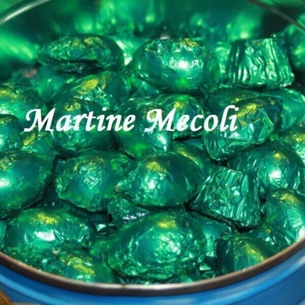 Chocolats à la Chartreuse Verte sans cook'in