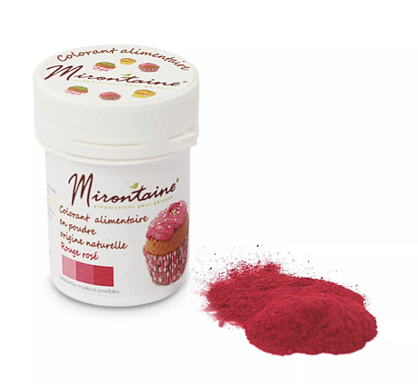Colorant poudre d’origine naturelle bio – rouge/rosé 10g