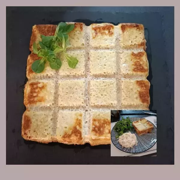 Croque tablette viande haché courgette mozza