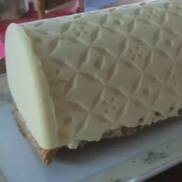 Bûche crème et insert au citron