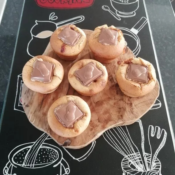 muffins au chocolat peanut caramel