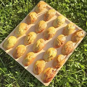 Madeleines apéritives façon soleil d'Italie