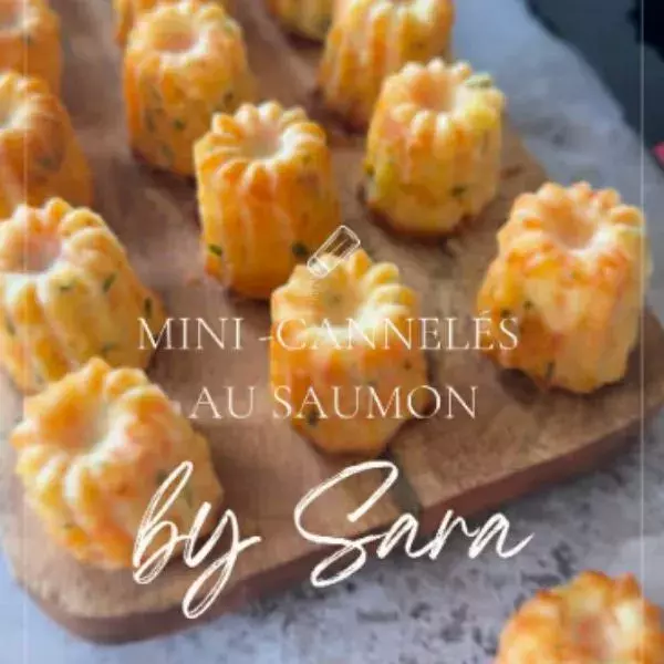 Mini cannelés au saumon
