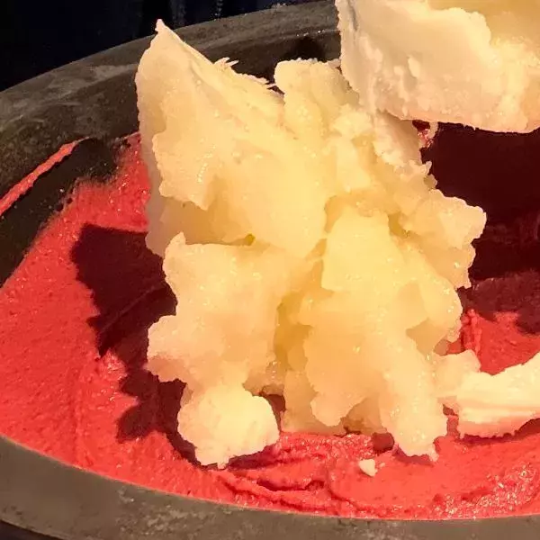 Le sorbet citron vert et  menthe 