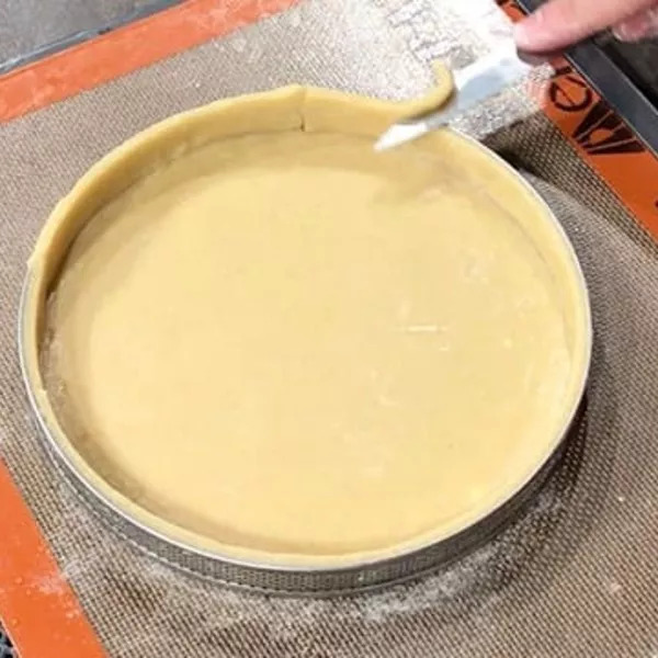 Pâte brisée pour une tarte