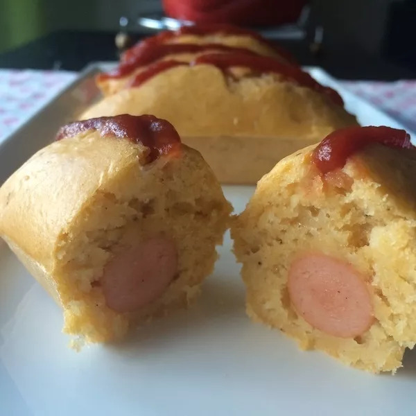 Mini-cakes façon hot dog