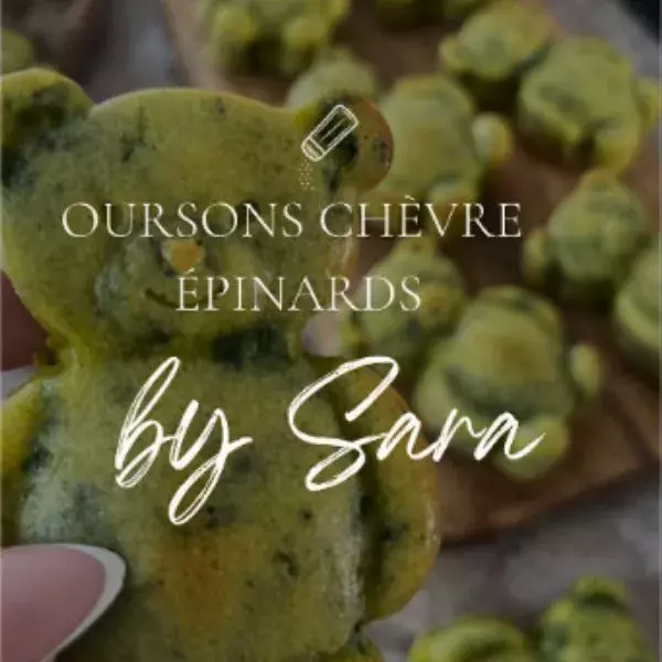 Oursons chèvre épinards