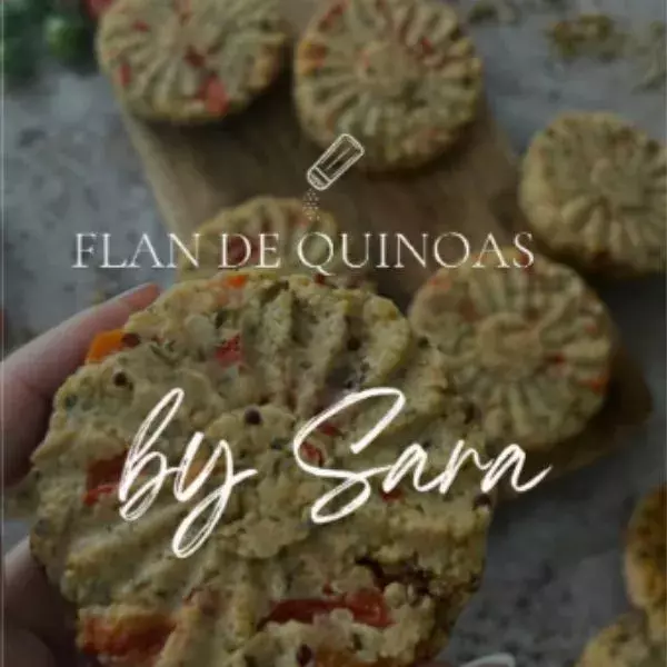 Flan de quinoa