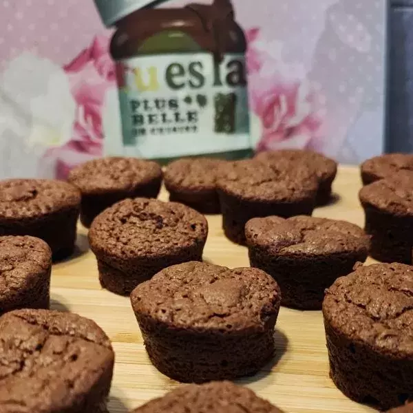 Mini muffins cœur coulant au chocolat 🍫 
