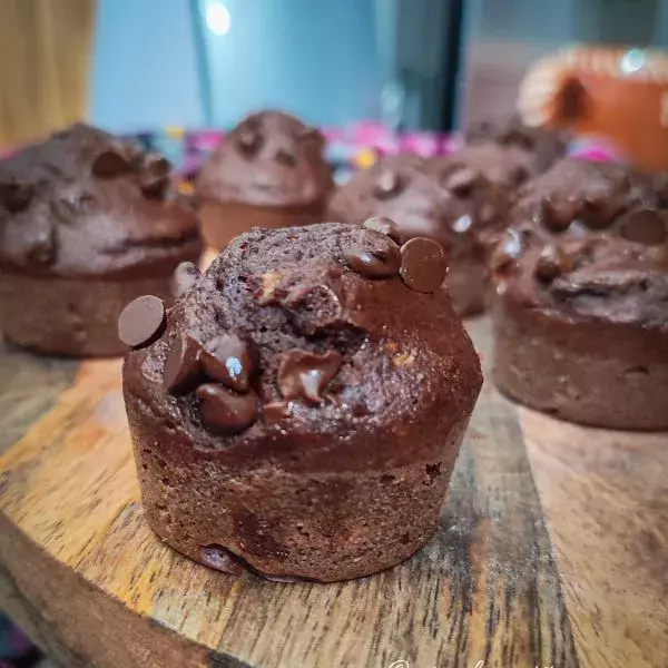 Mini muffins bananes chocolat