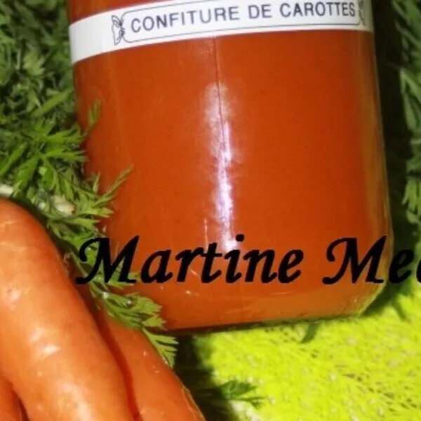 Confiture de carottes sans cook'in