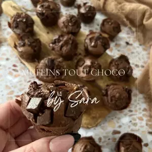 Muffins tout chocolat 