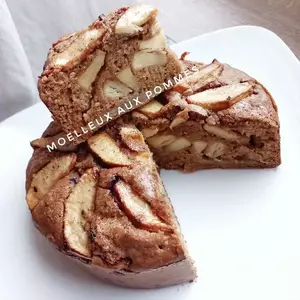 Gâteau moelleux grand-mère aux pommes d'Hervé cuisine