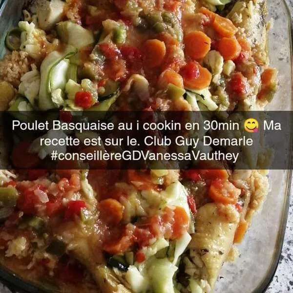 Poulet basquaise à ma façon