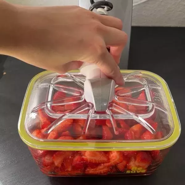 Marinade de fraises au Be save 