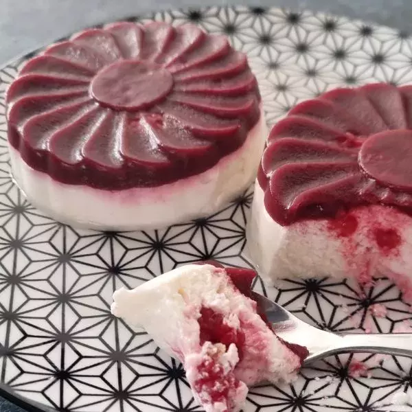 Blanc manger framboises