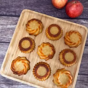 Moelleux aux  pommes et aux amandes