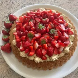 Tarte Gourmande Vanille/Fraises